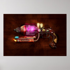 Steampunk - Pistool -De neuralisator Poster