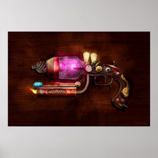 Steampunk - Pistool -De neuralisator Poster (Voorkant)