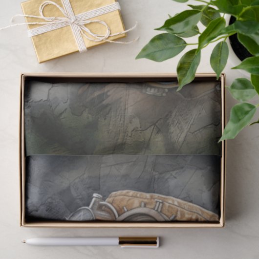 Steampunk Pit Bull 2 Decoupage papier (Geschenk)