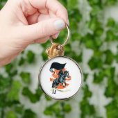 Steampunk Plague Rider Doctor in de paardenrugge m Sleutelhanger (Hand)