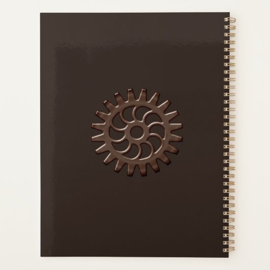Steampunk Planner (Achterkant)