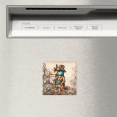 Steampunk Platypus Magnet (Insitu (Vaatwasser))