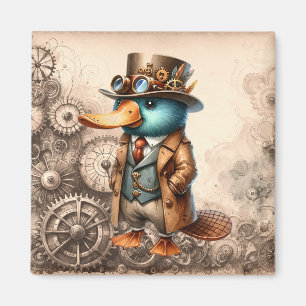 Steampunk Platypus Magnet