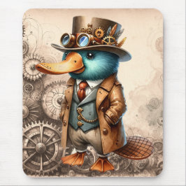 Steampunk Platypus Mousepad Muismat