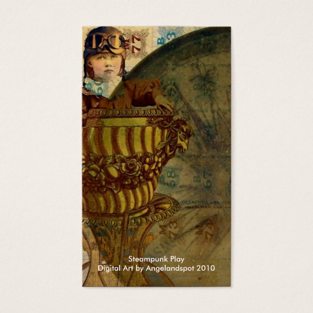 Steampunk Play Visitekaartje (Voorkant)
