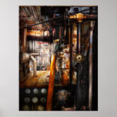 Steampunk - Plumbing - Pipes Poster (Voorkant)