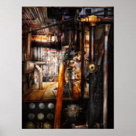 Steampunk - Plumbing - Pipes Poster