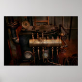 Steampunk - Plumbing - The valve matrix Poster (Voorkant)
