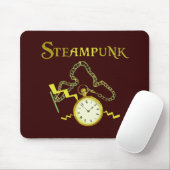 Steampunk Pocketwatch Muismat (Met muis)