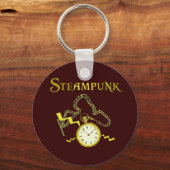 Steampunk Pocketwatch Sleutelhanger (Voorkant)