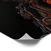 STEAMPUNK POEDEL POSTER (Hoek)