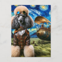 Steampunk poedel van Gogh