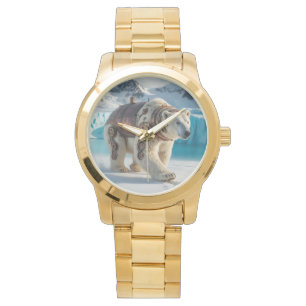 Steampunk Polar Beer Warrior Horloge