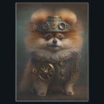 Steampunk Pomeranian Tissuepapier<br><div class="desc">Dit is een AI-afbeelding dat ik heb gemaakt met Midtrip.</div>