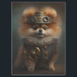 Steampunk Pomeranian Tissuepapier<br><div class="desc">Dit is een AI-afbeelding dat ik heb gemaakt met Midtrip.</div>