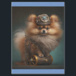 Steampunk Pomeranian Tissuepapier<br><div class="desc">Dit is een AI-afbeelding dat ik heb gemaakt met Midtrip.</div>