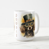 Steampunk Poodeldog Koffiemok (Voorkant rechts)