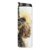 Steampunk Poodeldog Thermosbeker (Geroteerd rechts)