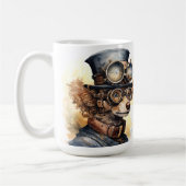 Steampunk Poodlehond Koffiemok (Links)