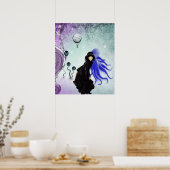 Steampunk Pop Surrealisme Art Poster - Je bekijken (Keuken)