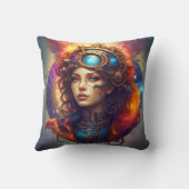 Steampunk portret van een meisje kussen (Achterkant)