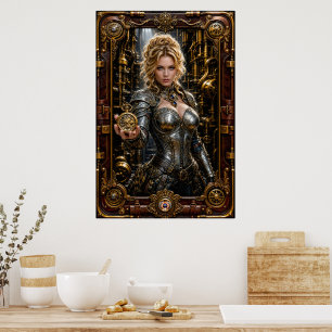 Steampunk Portret Van Ottilie Von Zale Poster