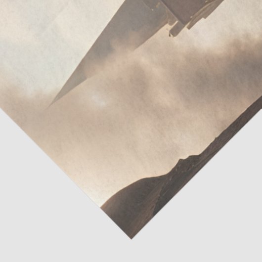 Steampunk Post Apocalyptic Cities Decoupage v11 Tissuepapier (Detail)