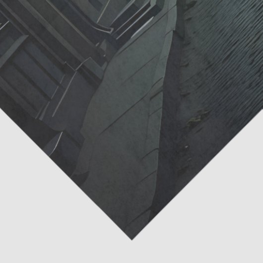 Steampunk Post Apocalyptic Cities Decoupage v3 Tissuepapier (Detail)