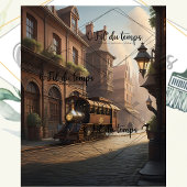 Steampunk Post Apocalyptic Cities Decoupage v4 Tissuepapier