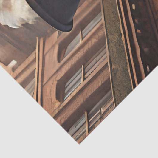 Steampunk Post Apocalyptic Cities Decoupage v5 Tissuepapier (Detail)