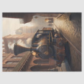 Steampunk Post Apocalyptic Cities Decoupage v5 Tissuepapier (Voorkant)