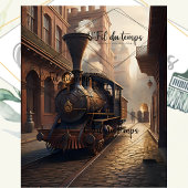 Steampunk Post Apocalyptic Cities Decoupage v5 Tissuepapier