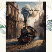 Steampunk Post Apocalyptic Cities Decoupage v6 Tissuepapier