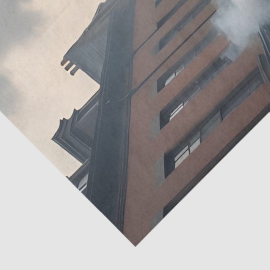 Steampunk Post Apocalyptic Cities Decoupage v7 Tissuepapier (Detail)