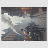 Steampunk Post Apocalyptic Cities Decoupage v9 Tissuepapier (Voorkant)