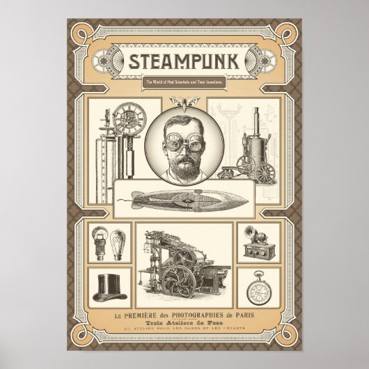 Steampunk poster (Voorkant)