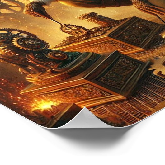 Steampunk Poster 10, de Gears & Grace Engineer (Hoek)