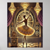 Steampunk Poster 16, De Clockwork Ballerina (Voorkant)