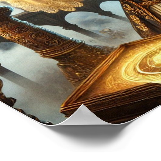 Steampunk Poster 26, de biomechanische botanicus (Hoek)