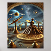 Steampunk Poster 27, de door ether aangedreven ast (Voorkant)