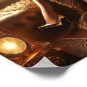 Steampunk Poster 33, de eersteklas loungesirene (Hoek)