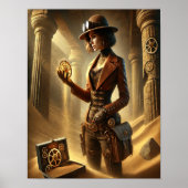 Steampunk Poster 36, Sands of Time Archeoloog (Voorkant)