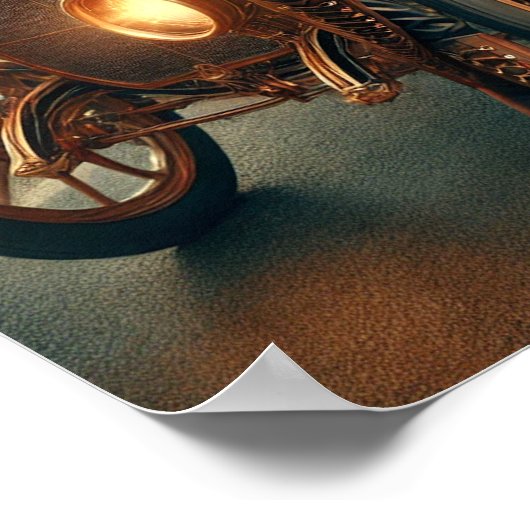 Steampunk Poster 40, Cross-Country Auto Chaufffer (Hoek)