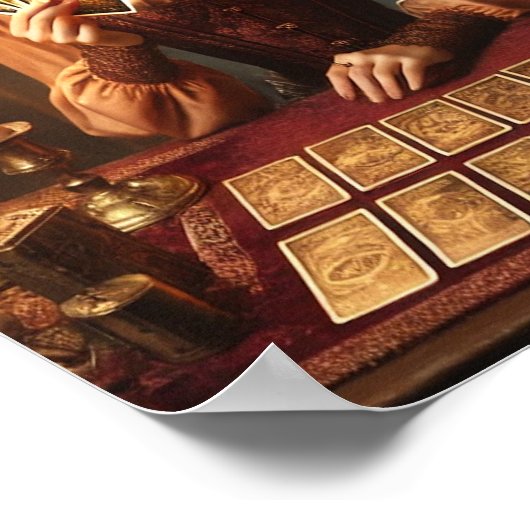 Steampunk Poster 46, de Clockwork Tarot Reader (Hoek)