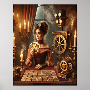 Steampunk Poster 46, de Clockwork Tarot Reader