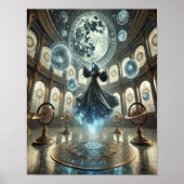 Steampunk Poster 47 De tovenares van de maan (Voorkant)