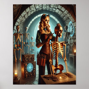Steampunk Poster 48 De Necrotech Enchantress