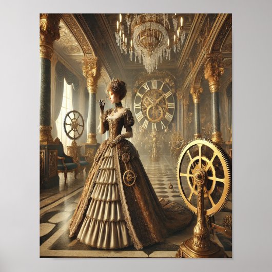 Steampunk Poster 49 The Clockwork Duchess (Voorkant)