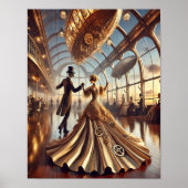 Steampunk Poster 50 The Airship Ballroom Queen (Voorkant)