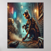 Steampunk Poster 55 The Streetwise Tinkerer (Voorkant)
